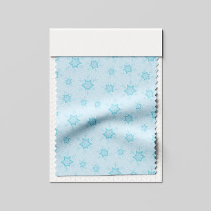 Snowflakes, Ice Blue, Icy Snowflakes, Snow Fabric