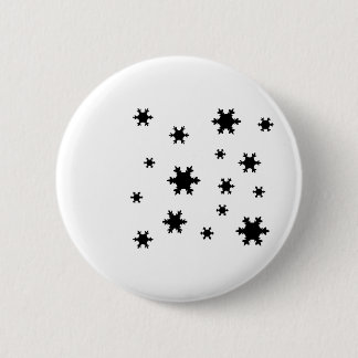 snowflakes icon 2 inch round button