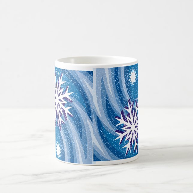 Snowflakes in the Wind - Coffee Mug (Center)