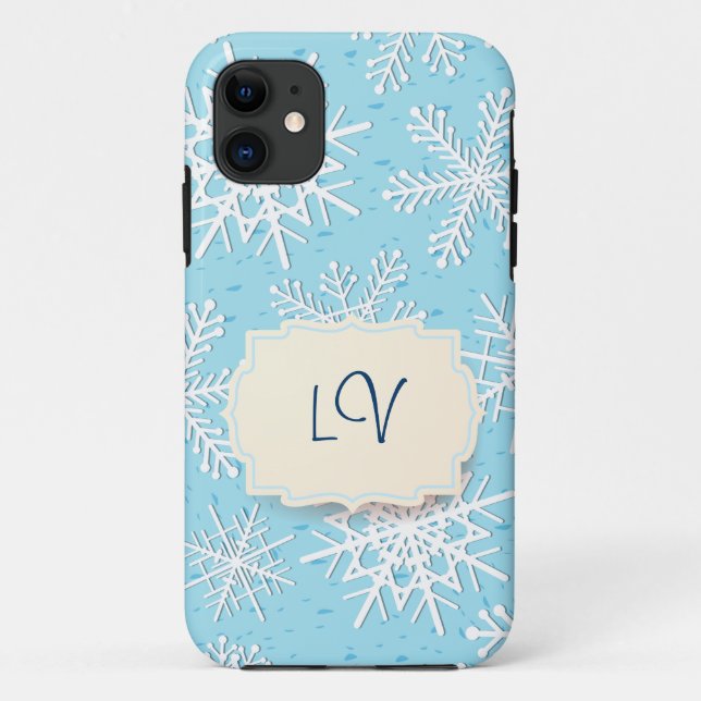 Snowflakes, iPhone 5 case (Back)