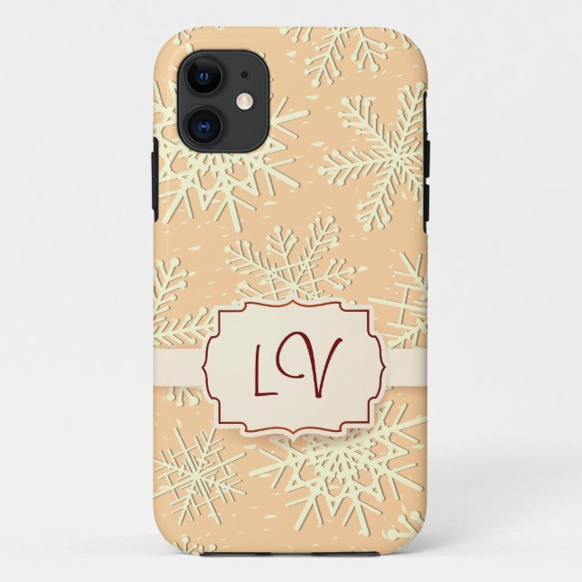 Snowflakes, iPhone 5 case (Back)
