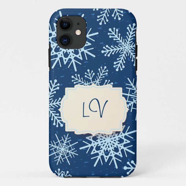 Snowflakes, iPhone 5 coque (Dos)