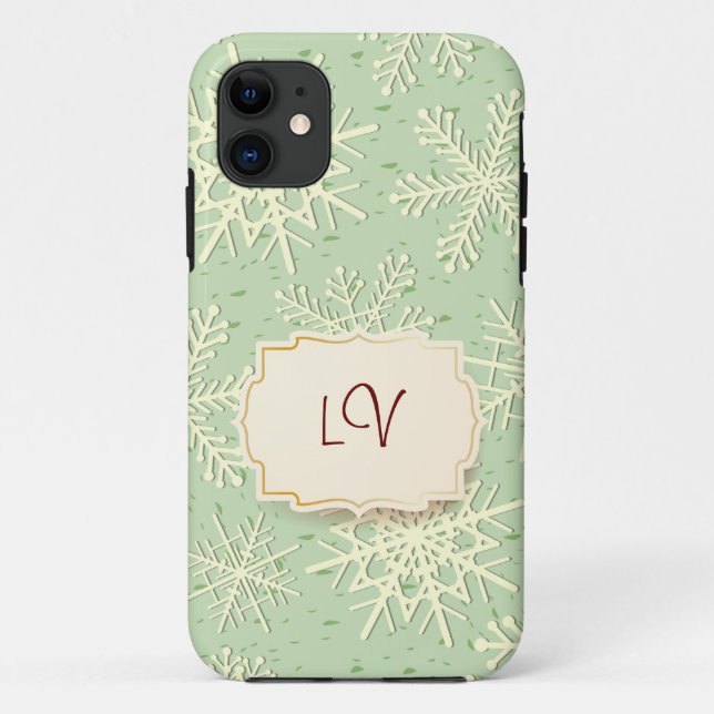 Snowflakes, iPhone 5 coque (Dos)
