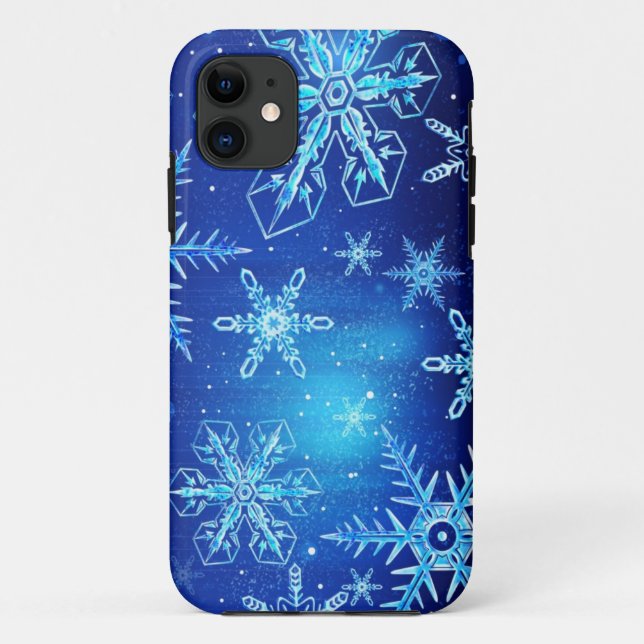 Snowflakes iphone case (Back)
