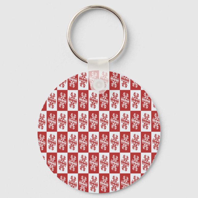 snowflakes keychain (Front)