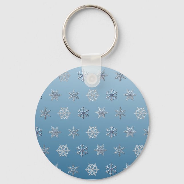 Snowflakes Keychain (Front)