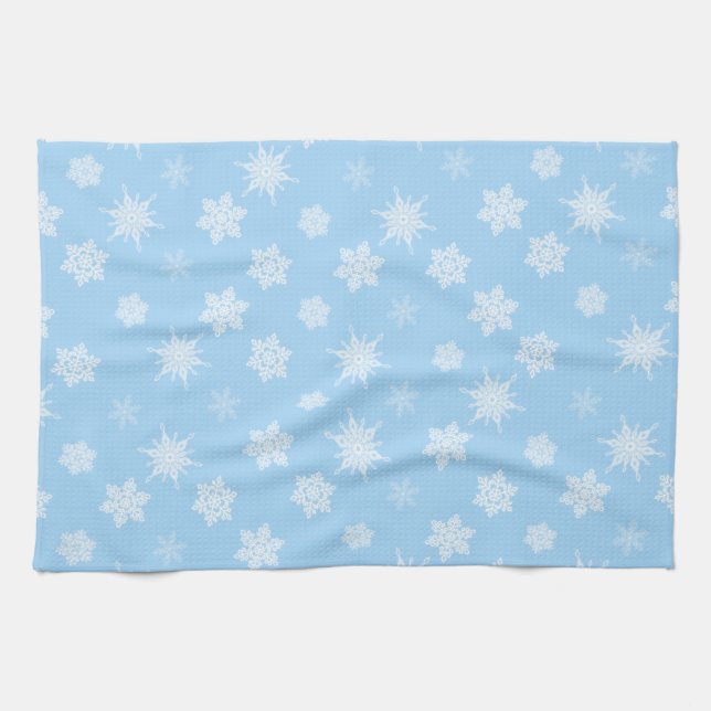 Snowflakes Kitchen Towel (Horizontal)