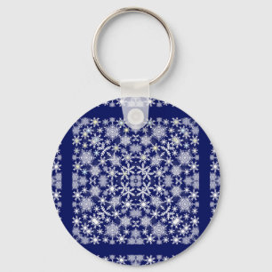 Snowflakes Lace Keychain
