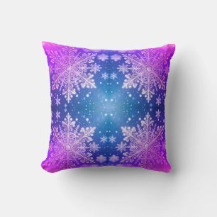 Snowflakes / Lace / Miami / x Four / Throw Pillow