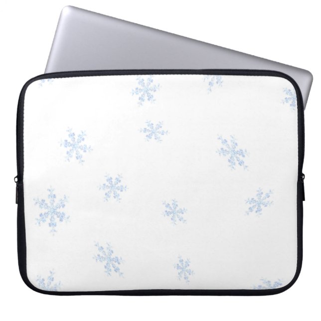 Snowflakes Laptop Sleeve (Front)