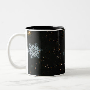 Snowflakes & Lights mug