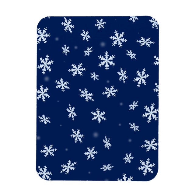 Snowflakes Magnet (Vertical)