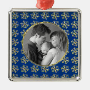 Snowflakes Metal Ornament