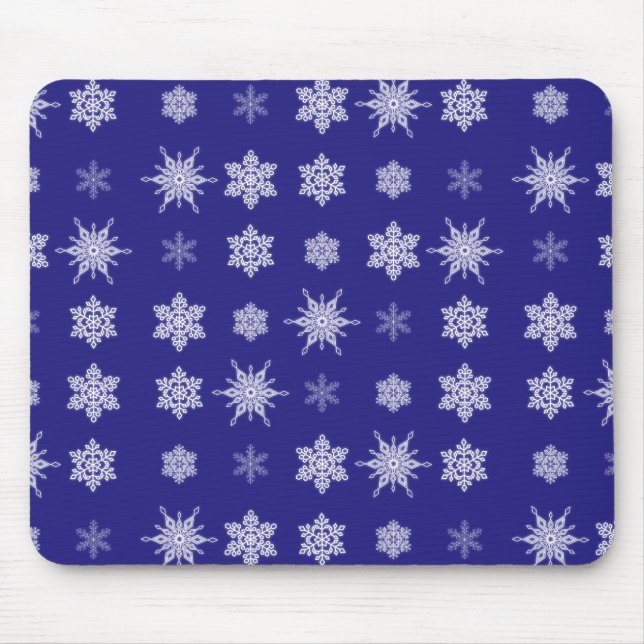 Snowflakes Mouse Pad (Front)