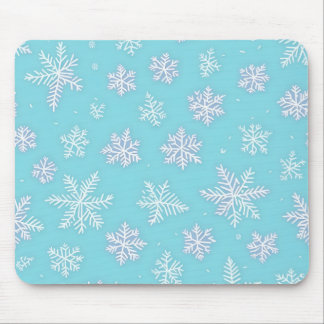 Snowflakes Mouse Pad