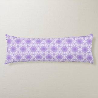 Snowflakes on a Purple, Purple Christmas  Body Pillow