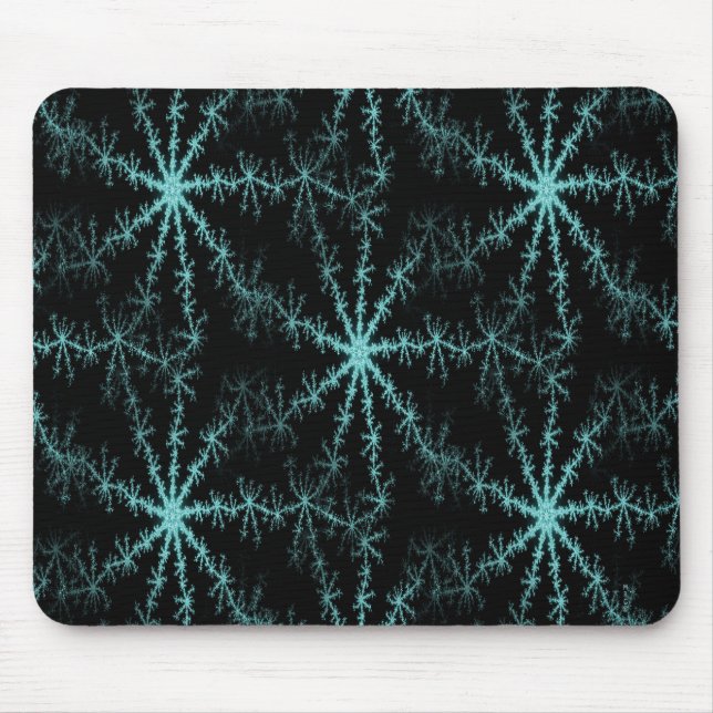 Snowflakes on the windshield... mouse pad (Front)