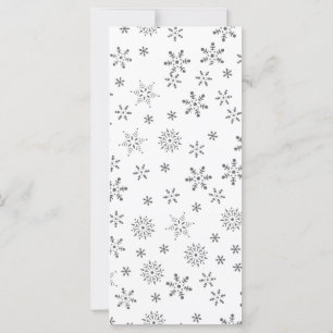 Snowflakes on White Background