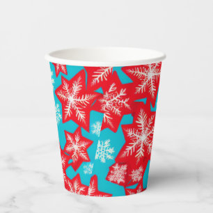 Snowflakes Paper Cups