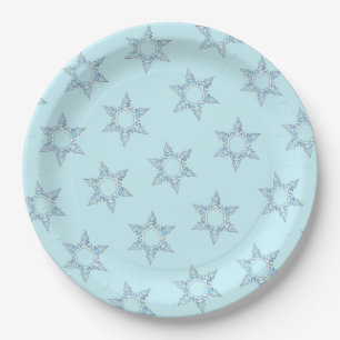 Snowflakes Paper Plate