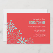 Snowflakes Party Invitation