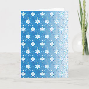 Snowflakes pattern I Holiday Card