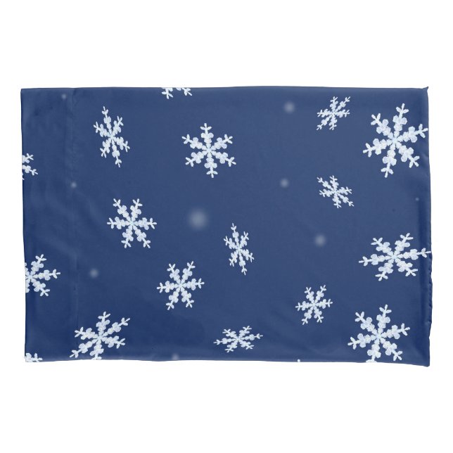 Snowflakes Pillowcase (Front)