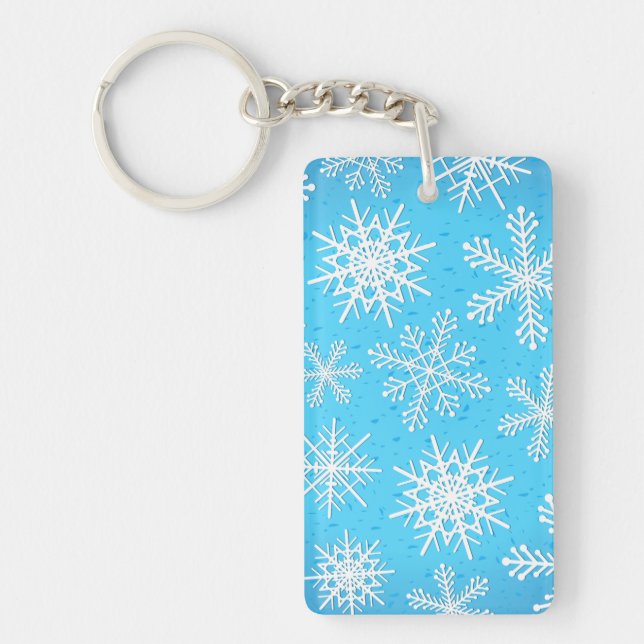 Snowflakes, porte - clé (Devant)