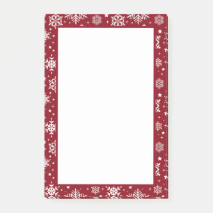 Snowflakes Post-it Notes
