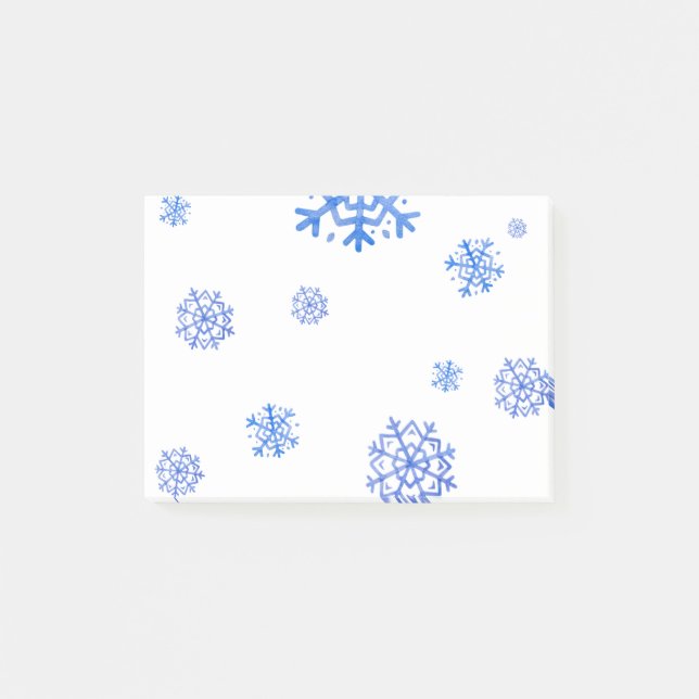 Snowflakes Post-it Notes (Front)