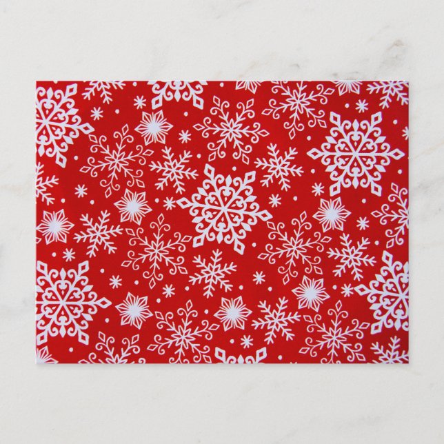 Snowflakes Postcard (Front)