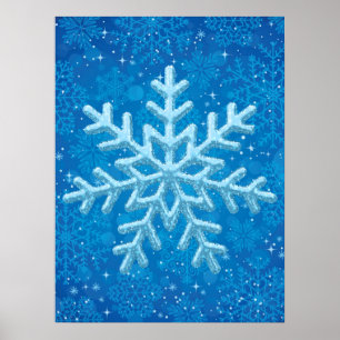 Snowflakes Poster
