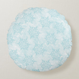 SnOwFlAkEs Round Pillow