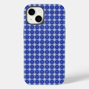 Snowflakes Royal Blue Phone Case