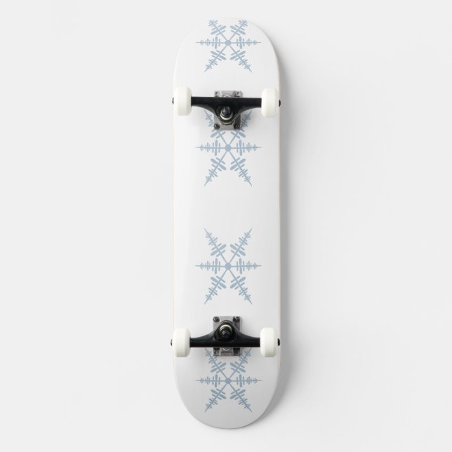 Snowflakes Skateboard (Front)