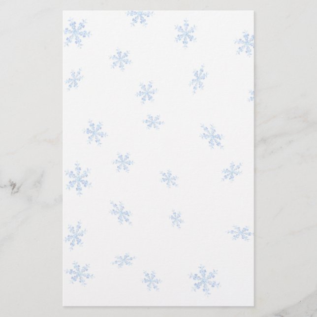 Snowflakes Stationery (Front)