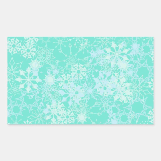 snowflakes sticker (Front)