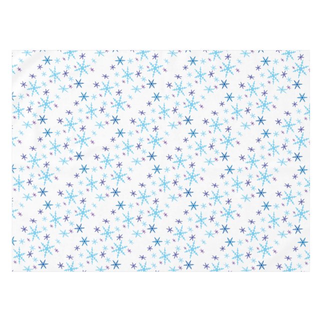 Snowflakes Table Cloth (Front (Horizontal))