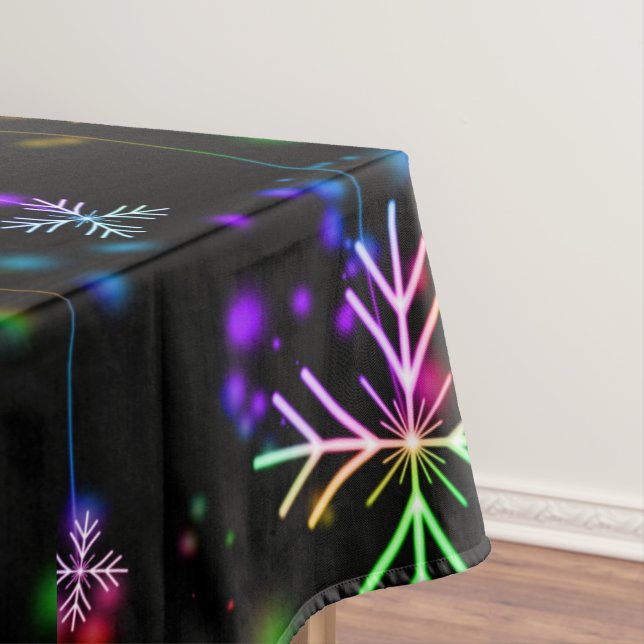 snowflakes tablecloth (In Situ)