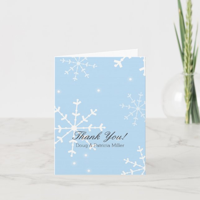 Snowflakes Thank You (Front)