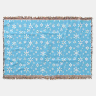 Snowflakes Throw Blanket