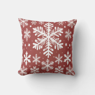 Snowflakes  throw pillow