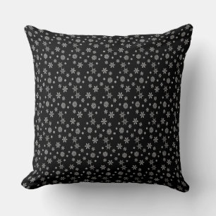 Snowflakes Throw Pillow