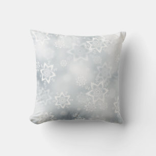 Snowflakes Throw Pillow
