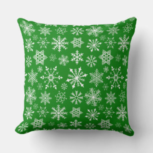 Snowflakes Throw Pillow