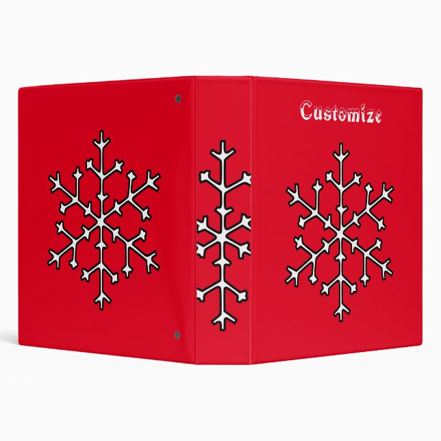 Snowflakes Thunder_Cove Binder (Background)
