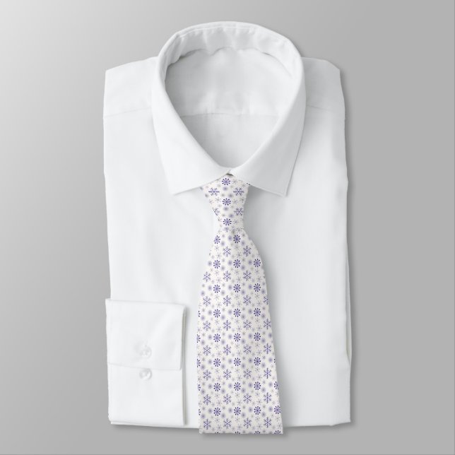Snowflakes Tie (Tied)