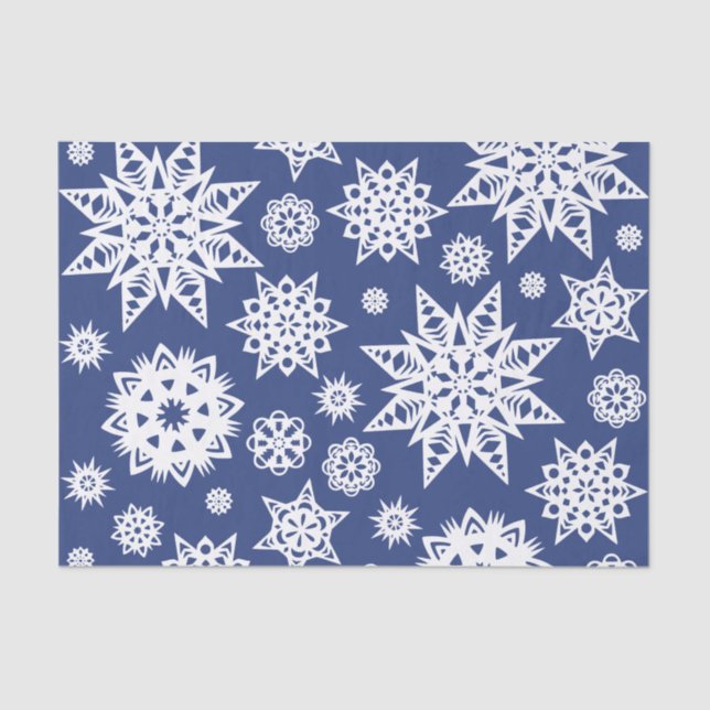 Snowflakes Tissue Paper (Front)