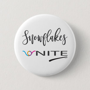 Snowflakes-Unite! Political Liberal Resist 2 Inch Round Button
