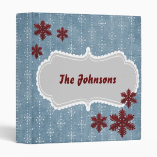 snowflakes Vacances Classeur